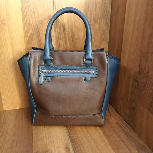 COACH LEATHER HANDBAG TWO TONE - Picture 3 of 8